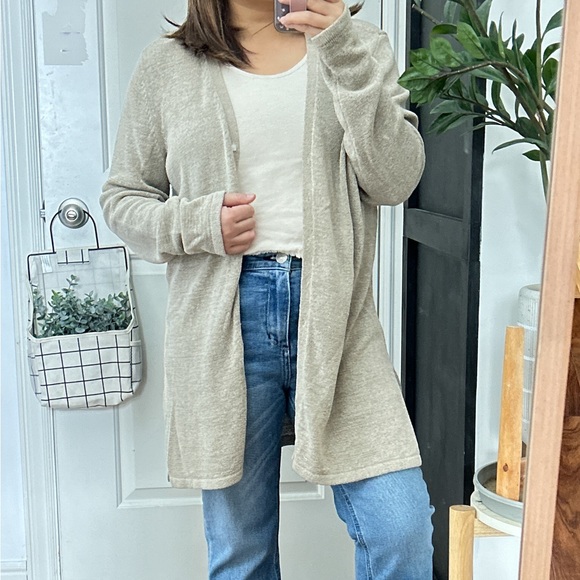 Vintage August‎ Max Silk Blend Lightweight Cardigan. Size 4 - Picture 8 of 9